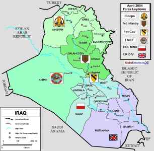 Map of Iraq